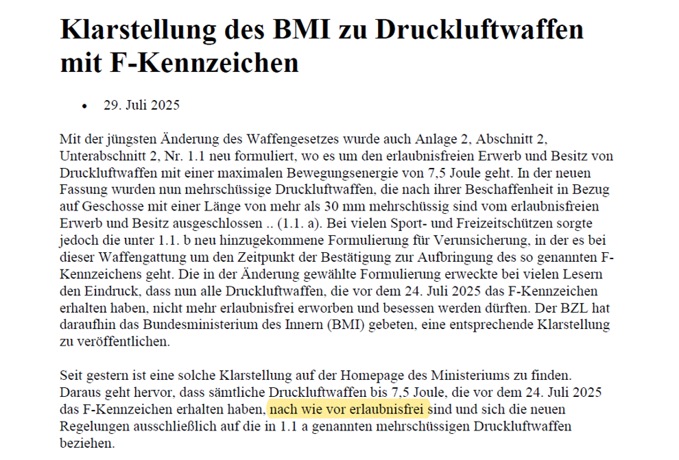 F Kennzeichen